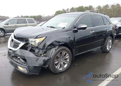 2011 Acura Mdx Advance Package from USA, damaged, VIN 2HNYD2H56BH522725